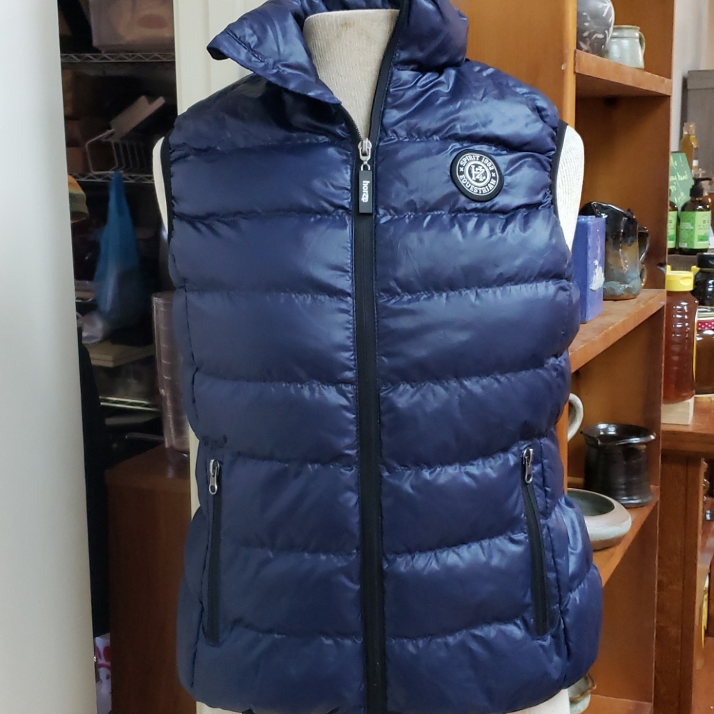 Horze Equestrian Spirit Puffer Vest Size 4 Us Horze Equestrian Spirit Puffer Vest Size 4 Us